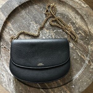 A.P.C. Geneve Bag with gold chain